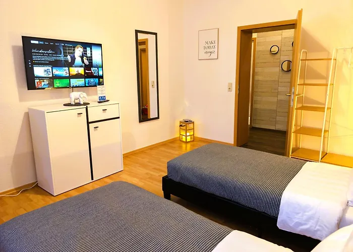 5 Personen, Familienfreundlich, Waschmaschine, Balkon, Amazon Prime Appartement