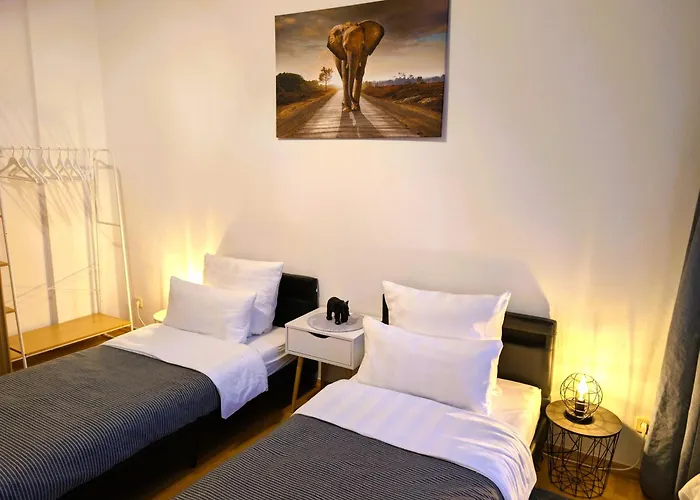 5 Personen, Familienfreundlich, Waschmaschine, Balkon, Amazon Prime Appartement