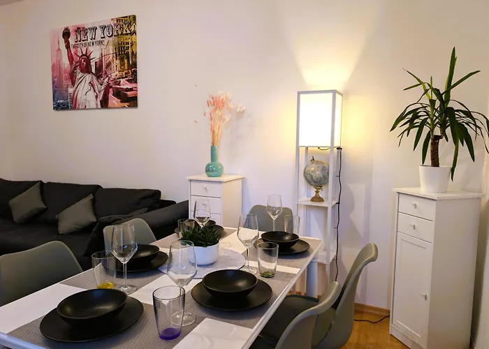 Appartement 5 Personen, Familienfreundlich, Waschmaschine, Balkon, Amazon Prime